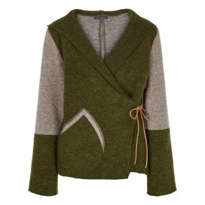 Sl-om jakke med htte.