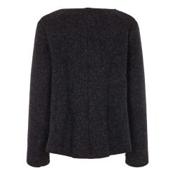 Jakke med lommer. Koksgr.