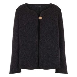 Jakke med lommer. Koksgr.