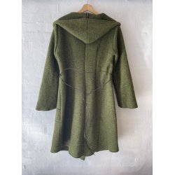 Lang uldjakke. Grn. 