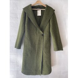 Lang uldjakke. Grn. 