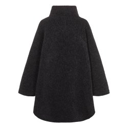 Poncho med asymmetrisk krave. Koksgr.