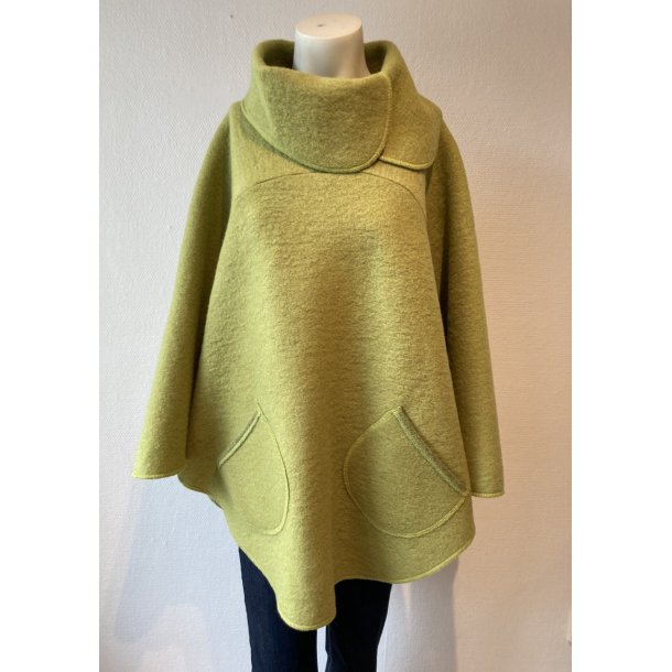 Poncho, limegrn.